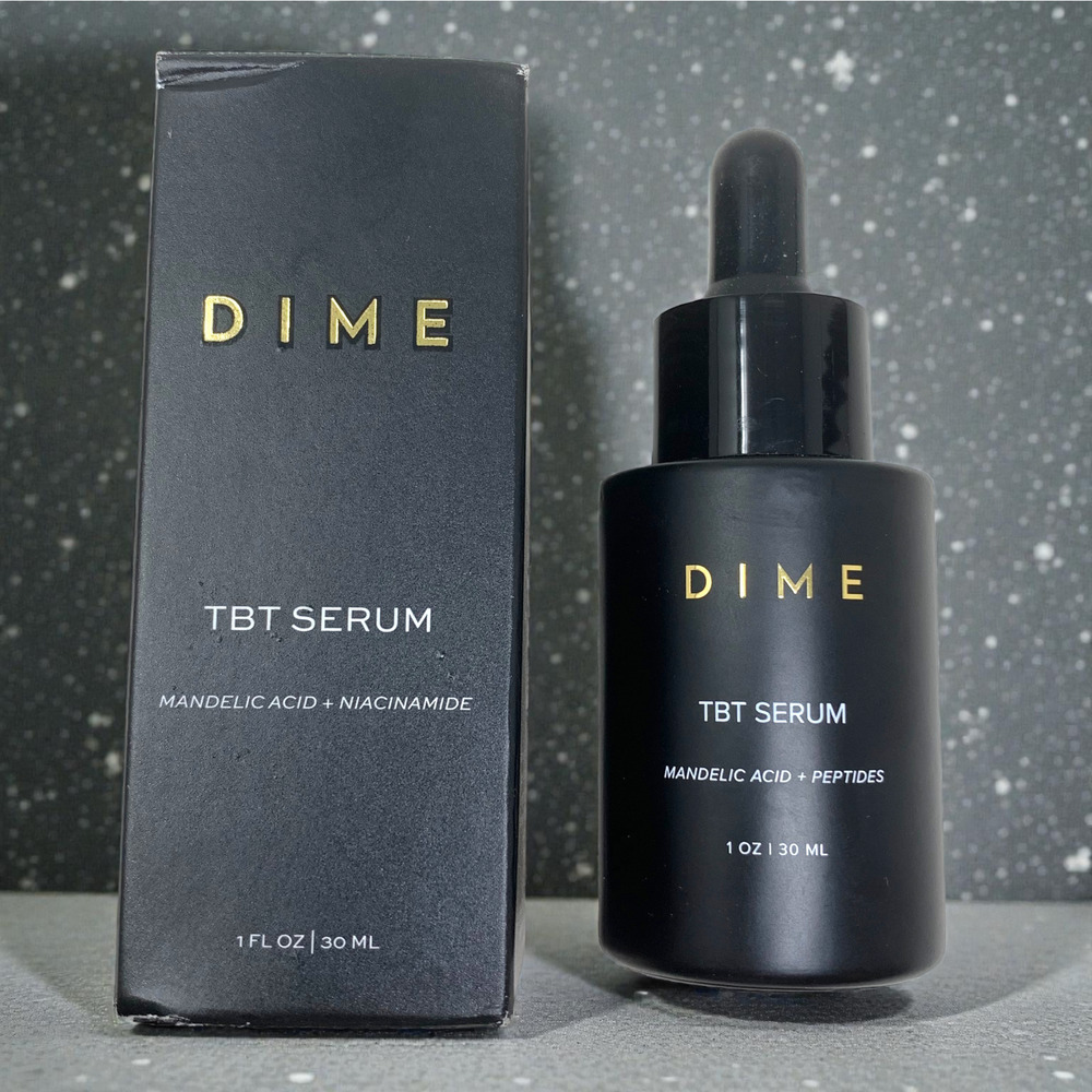 New DIME TBT Serum 1oz Mandelic Acid Niacinamide Anti-Aging Peptides Boxed